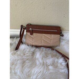 MIGHTY Purse Quilted Nylon Wristlet Crossbody